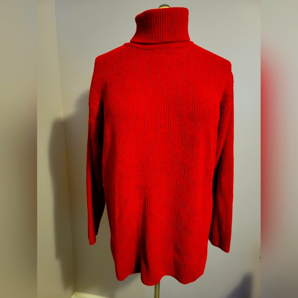 Lauren Ralph Lauren Tunic length turtleneck sweater